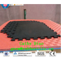 Interlocking Gym Flooring Anti-Slip Rubber Flooring Gym Flooring Mat Sports Rubber Flooring